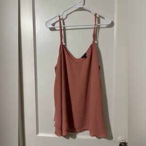 ⚡️5/$25⚡️Torrid Tank Top with chiffon overlay